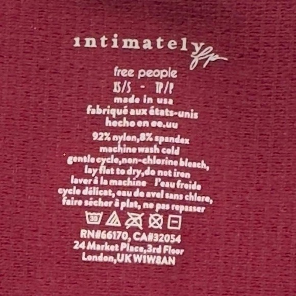 Intimately Free People Womens XS Fitted Deep V Neck Faux Lace Up Front Y2K Style - Picture 9 of 9